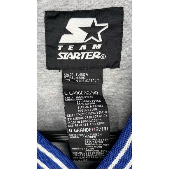 VTG Florida Gators Starter Pullover Jacket Kids - Picture 3 of 7